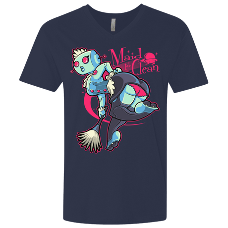 T-Shirts Midnight Navy / X-Small Made To Clean Men's Premium V-Neck