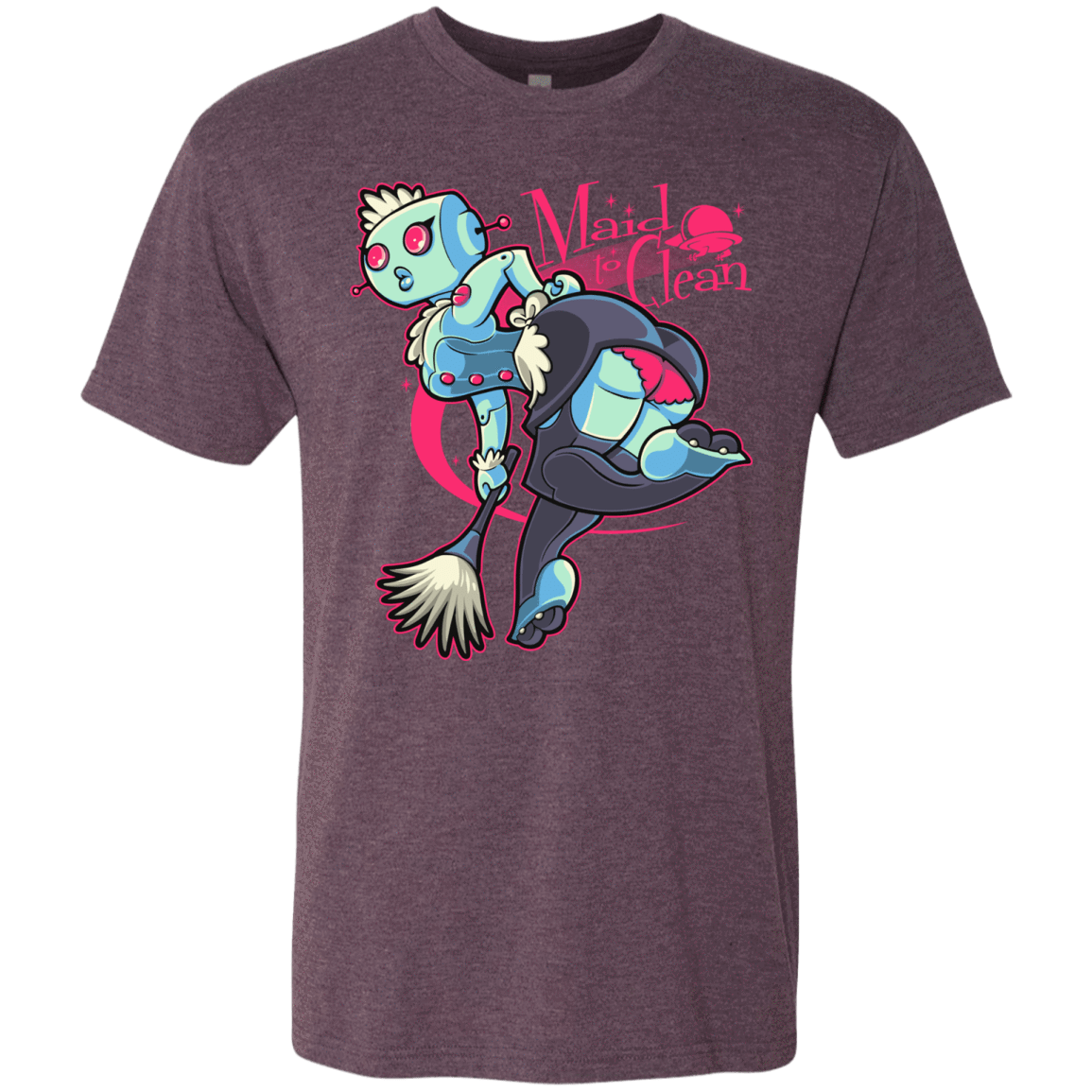 T-Shirts Vintage Purple / Small Made To Clean Men's Triblend T-Shirt