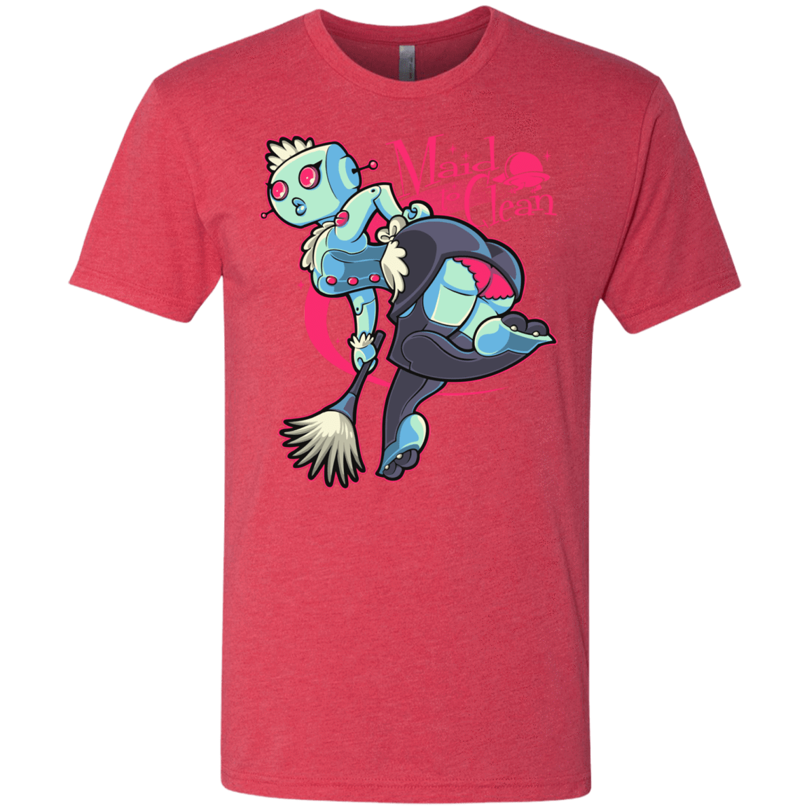 T-Shirts Vintage Red / Small Made To Clean Men's Triblend T-Shirt