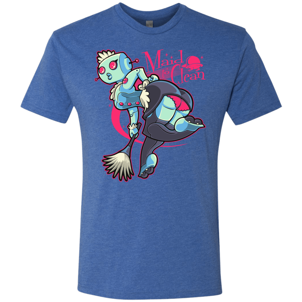 T-Shirts Vintage Royal / Small Made To Clean Men's Triblend T-Shirt