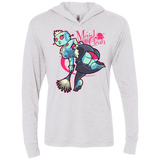 T-Shirts Heather White / X-Small Made To Clean Triblend Long Sleeve Hoodie Tee