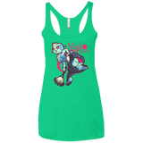 T-Shirts Envy / X-Small Made To Clean Women's Triblend Racerback Tank