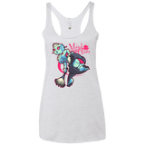 T-Shirts Heather White / X-Small Made To Clean Women's Triblend Racerback Tank