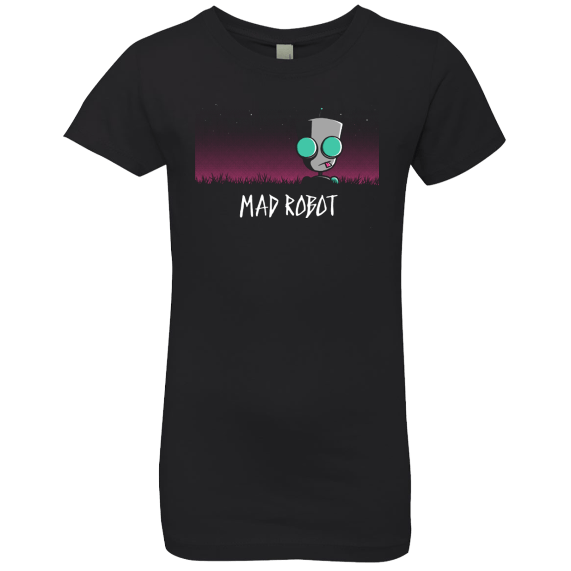 T-Shirts Black / YXS MADROBOT Girls Premium T-Shirt