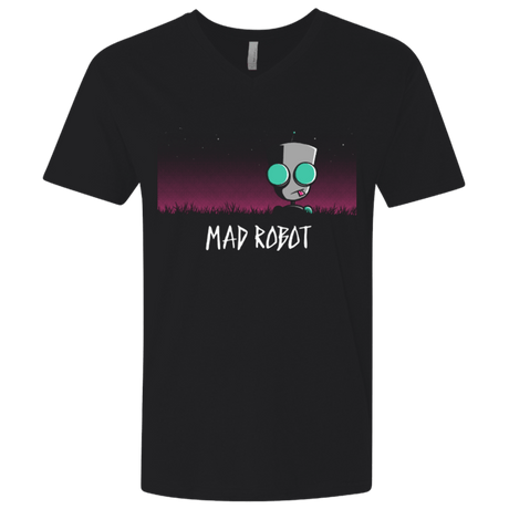 T-Shirts Black / X-Small MADROBOT Men's Premium V-Neck