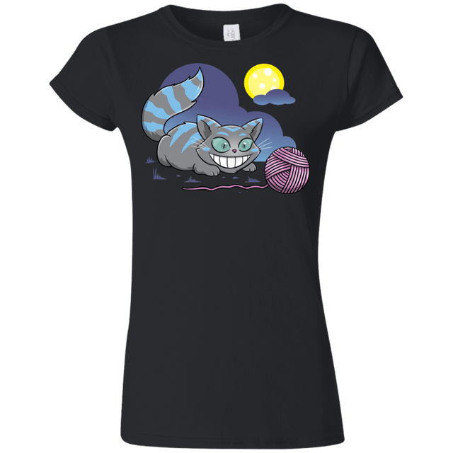 T-Shirts Black / S Magic Cat Ball Junior Slimmer-Fit T-Shirt