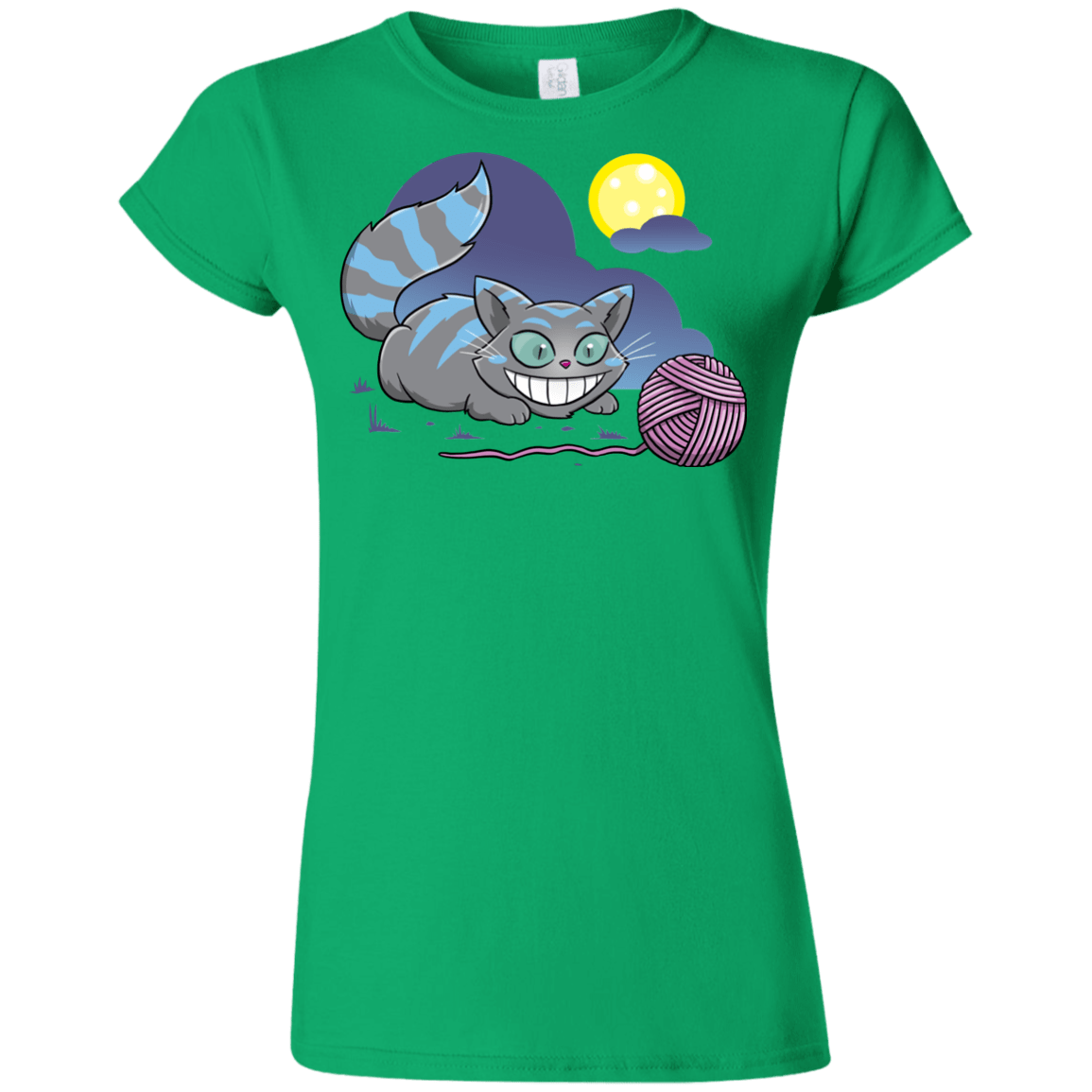 T-Shirts Irish Green / S Magic Cat Ball Junior Slimmer-Fit T-Shirt