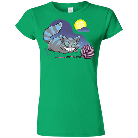 T-Shirts Irish Green / S Magic Cat Ball Junior Slimmer-Fit T-Shirt