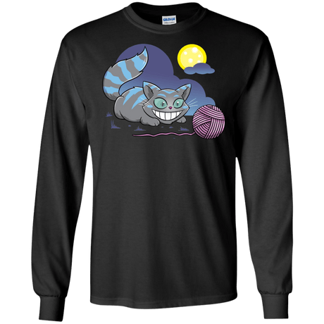 T-Shirts Black / S Magic Cat Ball Men's Long Sleeve T-Shirt