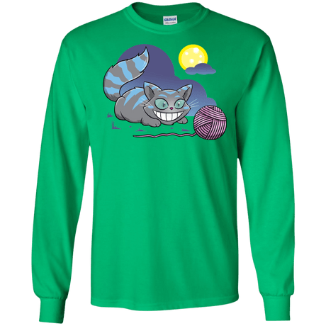 T-Shirts Irish Green / S Magic Cat Ball Men's Long Sleeve T-Shirt