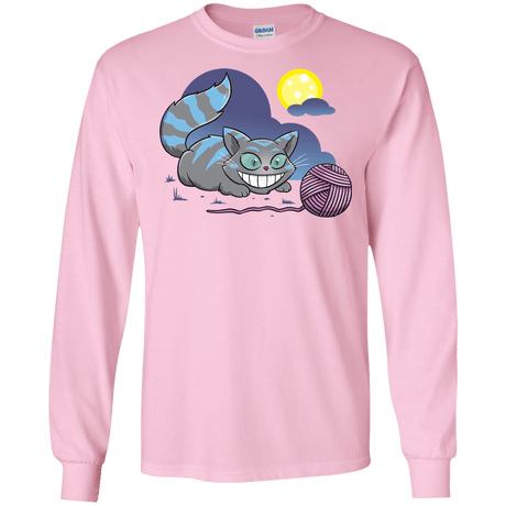 T-Shirts Light Pink / S Magic Cat Ball Men's Long Sleeve T-Shirt