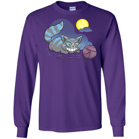 T-Shirts Purple / S Magic Cat Ball Men's Long Sleeve T-Shirt