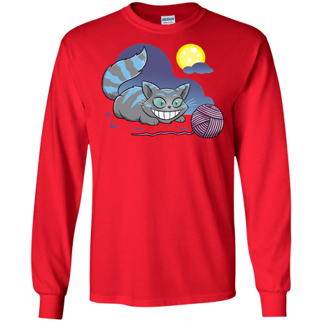 T-Shirts Red / S Magic Cat Ball Men's Long Sleeve T-Shirt