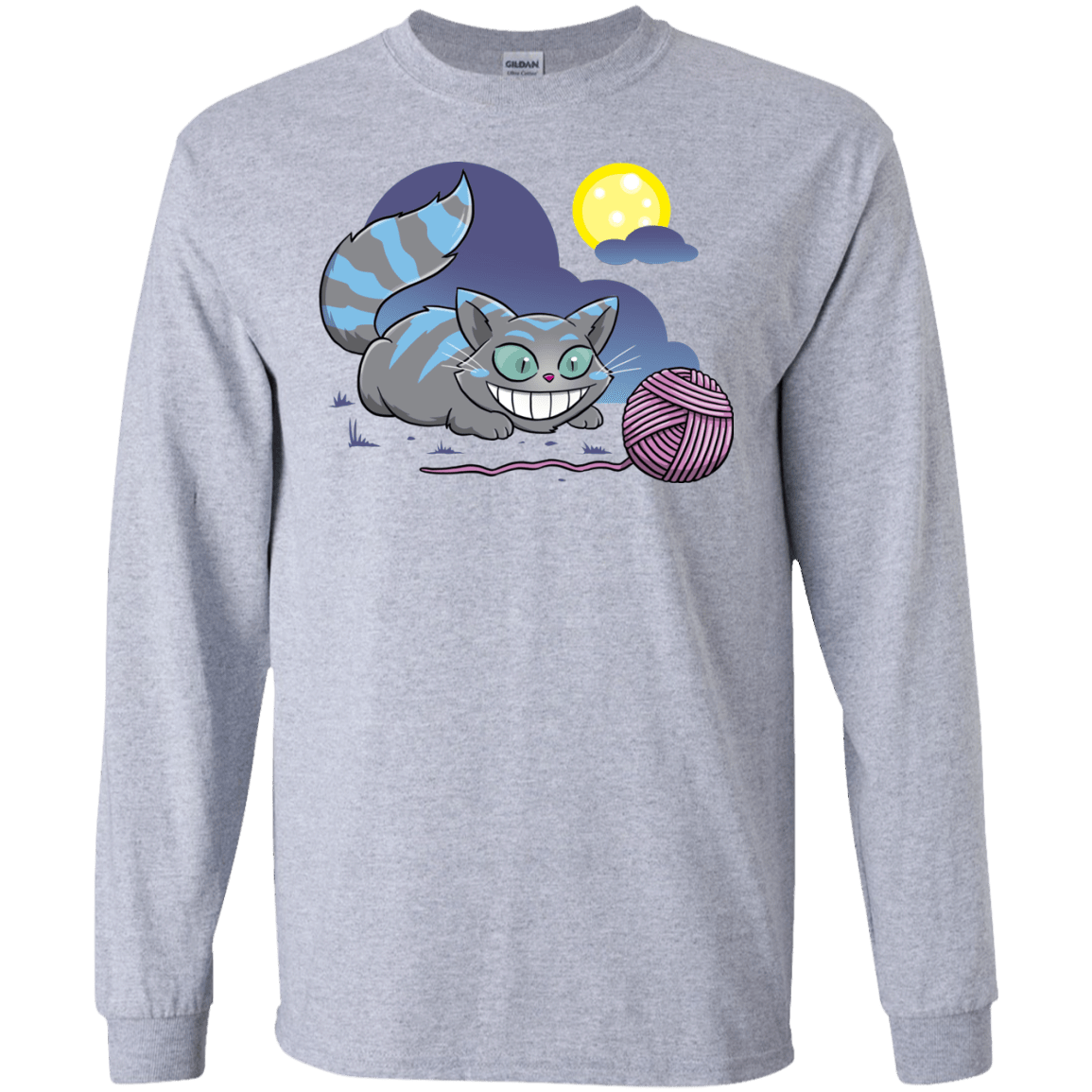 T-Shirts Sport Grey / S Magic Cat Ball Men's Long Sleeve T-Shirt