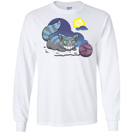 T-Shirts White / S Magic Cat Ball Men's Long Sleeve T-Shirt