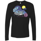 T-Shirts Black / S Magic Cat Ball Men's Premium Long Sleeve