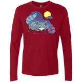 T-Shirts Cardinal / S Magic Cat Ball Men's Premium Long Sleeve