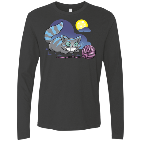 T-Shirts Heavy Metal / S Magic Cat Ball Men's Premium Long Sleeve