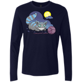 T-Shirts Midnight Navy / S Magic Cat Ball Men's Premium Long Sleeve