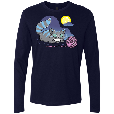 T-Shirts Midnight Navy / S Magic Cat Ball Men's Premium Long Sleeve