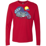 T-Shirts Red / S Magic Cat Ball Men's Premium Long Sleeve