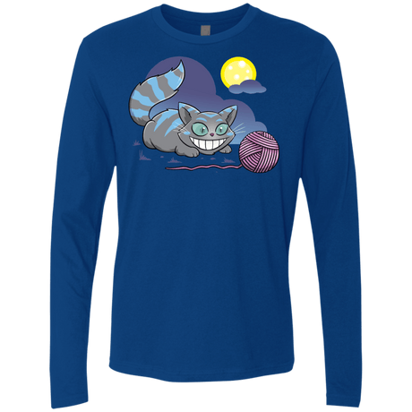 T-Shirts Royal / S Magic Cat Ball Men's Premium Long Sleeve