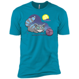 T-Shirts Turquoise / X-Small Magic Cat Ball Men's Premium T-Shirt