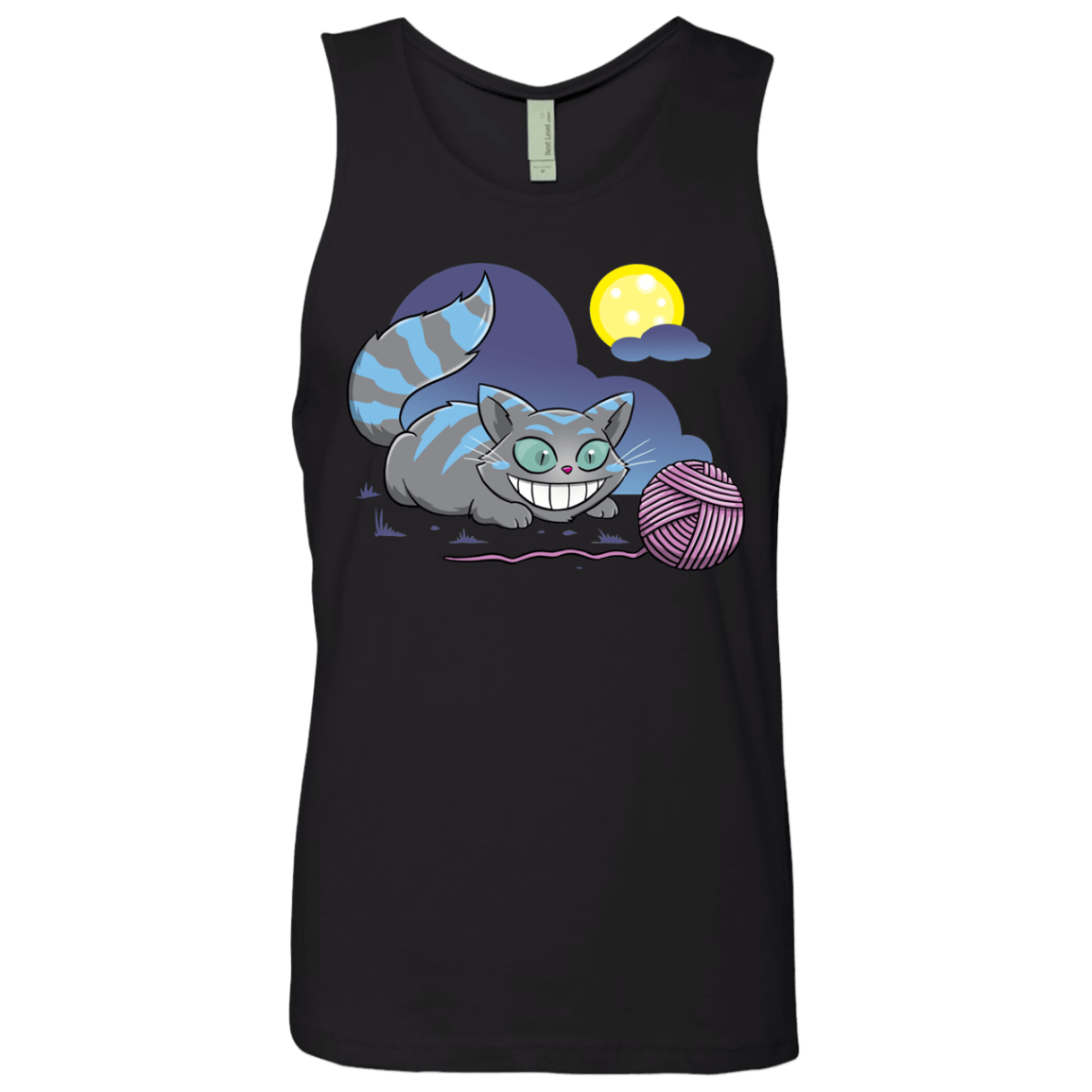 T-Shirts Black / S Magic Cat Ball Men's Premium Tank Top