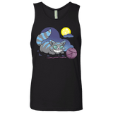 T-Shirts Black / S Magic Cat Ball Men's Premium Tank Top