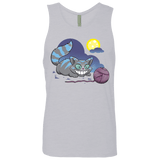 T-Shirts Heather Grey / S Magic Cat Ball Men's Premium Tank Top