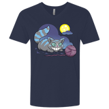 T-Shirts Midnight Navy / X-Small Magic Cat Ball Men's Premium V-Neck
