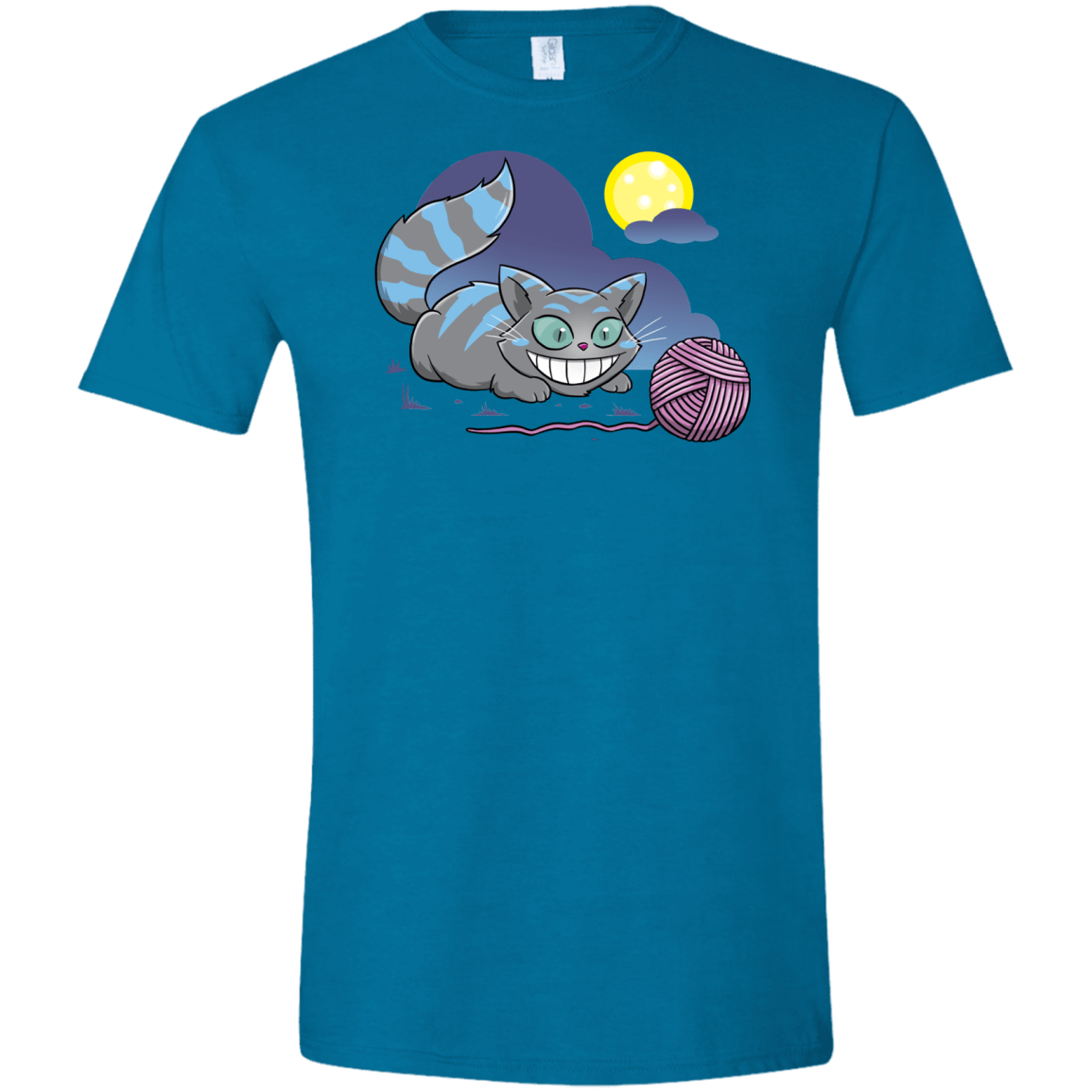 T-Shirts Antique Sapphire / S Magic Cat Ball Men's Semi-Fitted Softstyle