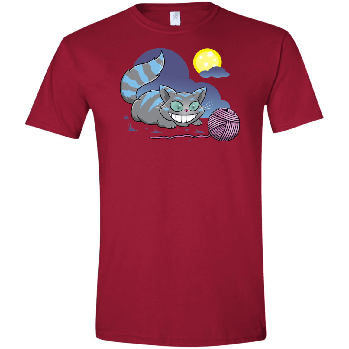 T-Shirts Cardinal Red / S Magic Cat Ball Men's Semi-Fitted Softstyle