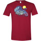 T-Shirts Cardinal Red / S Magic Cat Ball Men's Semi-Fitted Softstyle