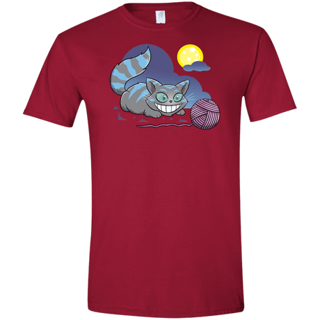 T-Shirts Cardinal Red / S Magic Cat Ball Men's Semi-Fitted Softstyle