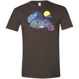 T-Shirts Dark Chocolate / S Magic Cat Ball Men's Semi-Fitted Softstyle