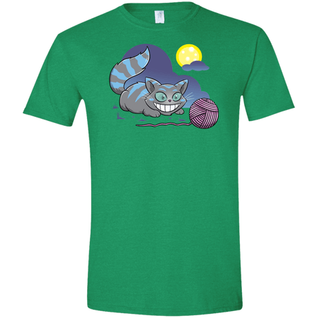 T-Shirts Heather Irish Green / S Magic Cat Ball Men's Semi-Fitted Softstyle