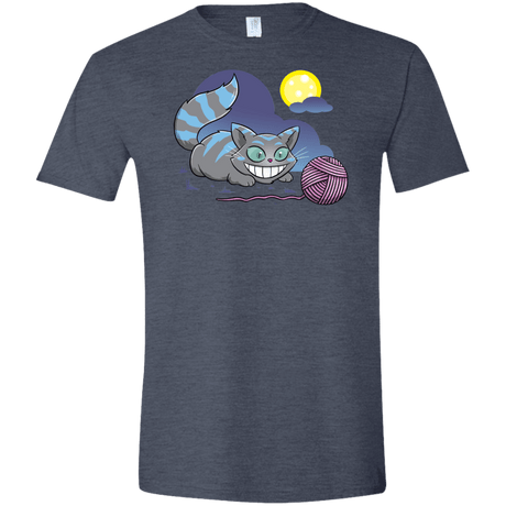 T-Shirts Heather Navy / S Magic Cat Ball Men's Semi-Fitted Softstyle
