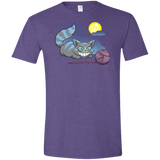 T-Shirts Heather Purple / S Magic Cat Ball Men's Semi-Fitted Softstyle