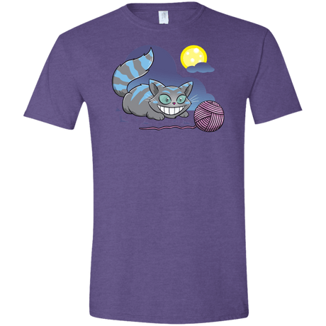 T-Shirts Heather Purple / S Magic Cat Ball Men's Semi-Fitted Softstyle