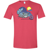 T-Shirts Heather Red / S Magic Cat Ball Men's Semi-Fitted Softstyle