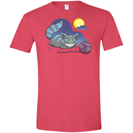 T-Shirts Heather Red / S Magic Cat Ball Men's Semi-Fitted Softstyle