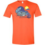 T-Shirts Orange / S Magic Cat Ball Men's Semi-Fitted Softstyle