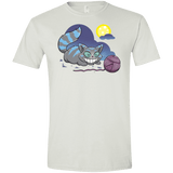 T-Shirts White / X-Small Magic Cat Ball Men's Semi-Fitted Softstyle