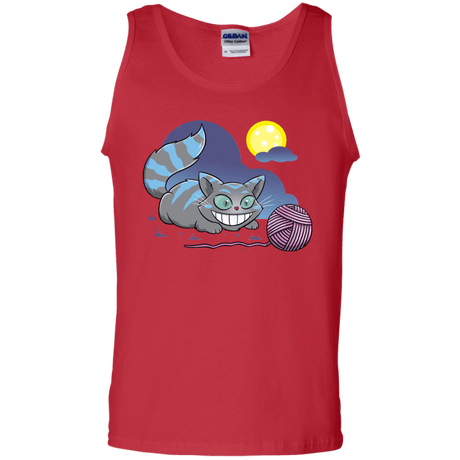 T-Shirts Red / S Magic Cat Ball Men's Tank Top