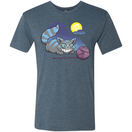 T-Shirts Indigo / S Magic Cat Ball Men's Triblend T-Shirt