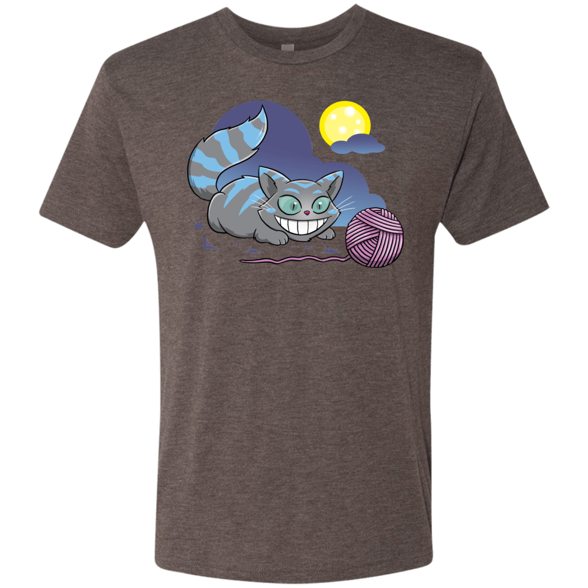 T-Shirts Macchiato / S Magic Cat Ball Men's Triblend T-Shirt