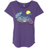 T-Shirts Purple Rush / X-Small Magic Cat Ball Triblend Dolman Sleeve