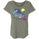 T-Shirts Venetian Grey / X-Small Magic Cat Ball Triblend Dolman Sleeve