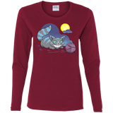 T-Shirts Cardinal / S Magic Cat Ball Women's Long Sleeve T-Shirt